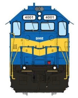 RAPIDO GP40 DC/DCC/LOK SOUND - DAKOTA MINNESOTA & EASTERN