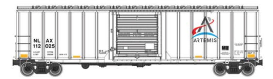 WALTHERS ROCKET TRAIN BUFFER CAR - NASA ARTEMIS (NLAX)