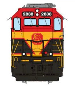 RAPIDO GP40 DC SILENT - KANSAS CITY SOUTHERN (SOUTHERN BELLE)