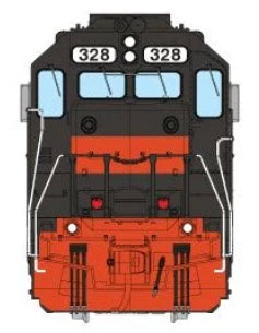 RAPIDO GP40 DC/DCC/LOK SOUND - GUILFORD (B&M)