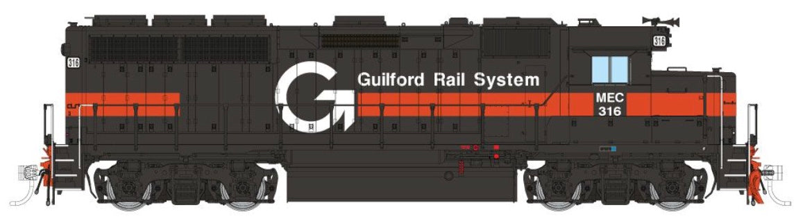 RAPIDO GP40 DC/DCC/LOK SOUND - GUILFORD (MEC)