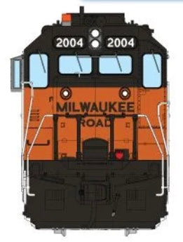 RAPIDO GP40 DC/DCC/LOK SOUND - MILWAUKEE ROAD