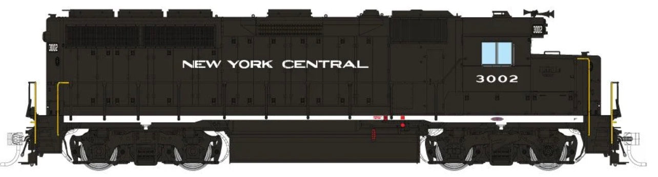 RAPIDO GP40 DC/DCC/LOK SOUND - NEW YORK CENTRAL (CIGAR BAND)