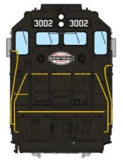 RAPIDO GP40 DC/DCC/LOK SOUND - NEW YORK CENTRAL (CIGAR BAND)