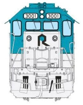 RAPIDO GP40 DC/DCC/LOK SOUND - ROCK ISLAND