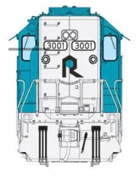 RAPIDO GP40 DC/DCC/LOK SOUND - ROCK ISLAND