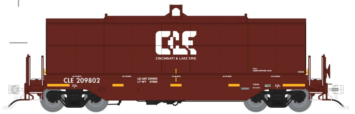 RAPIDO/HOME SHOPS GREENBRIER TRANSVERSE COIL CAR - CINCINATTI & LAKE ERIE