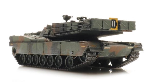 ARTITEC US ARMY M1A1 ABRAMS NATO CAMO TRAIN LOAD