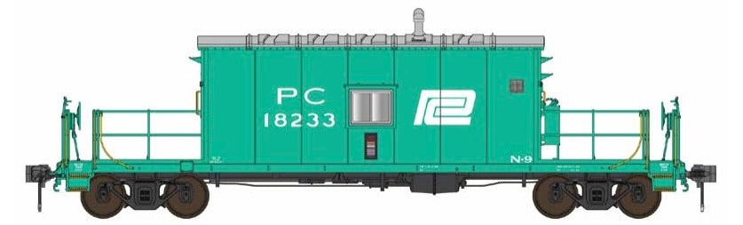 ENGLISH'S N9 TRANSFER CABOOSE - PENN CENTRAL (EARLY)