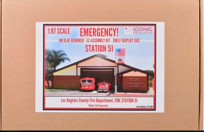 ICONIC REPLICAS LOS ANGELES COUNTY FIRE STATION 51
