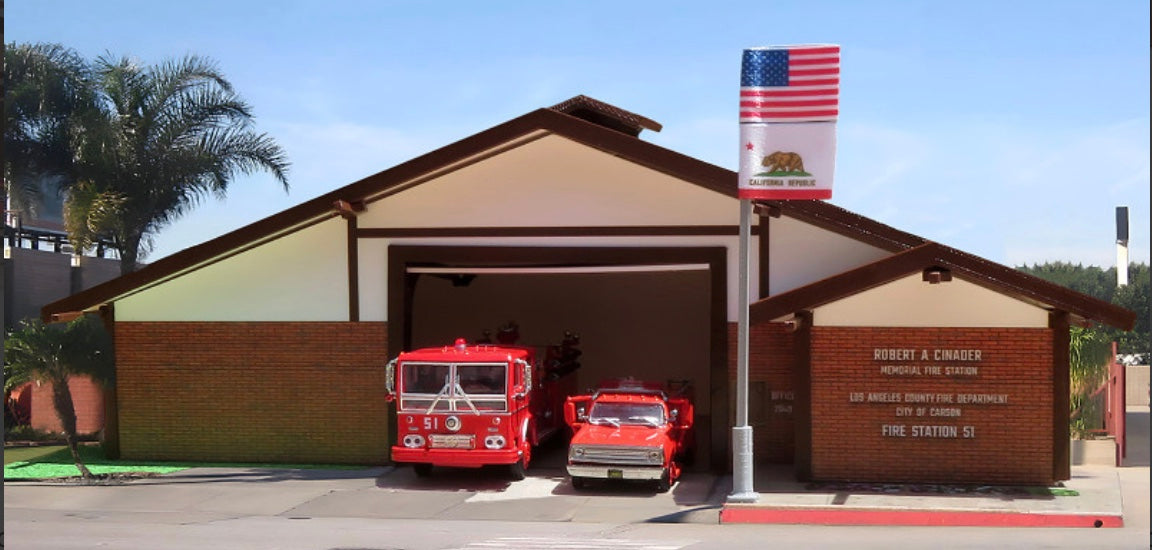 ICONIC REPLICAS LOS ANGELES COUNTY FIRE STATION 51