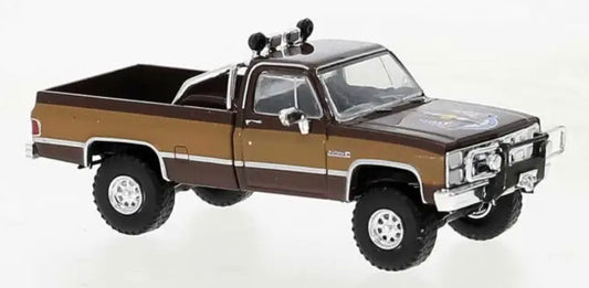 BREKINA 81 GMC SIERRA GRANDE PICK UP - BROWN/GOLD