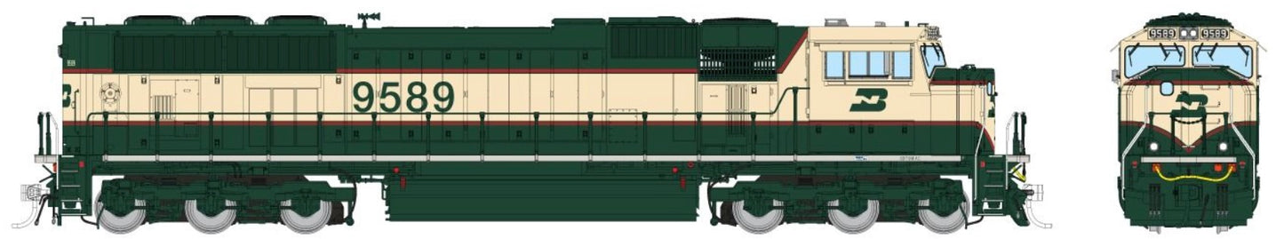 RAPIDO SD70MAC DCC/SOUND - BURLINGTON NORTHERN EXECUTIVE SCHEME