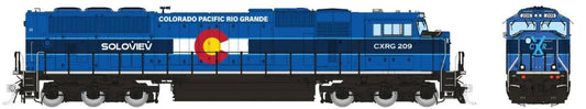 RAPIDO/HOME SHOPS SD70MAC DCC/SOUND - COLORADO PACIFIC
