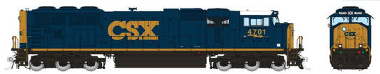 RAPIDO SD70AC (FLARED RADIATORS) DCC/SOUND - CSX YN3