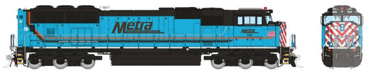 RAPIDO SD70MACH DCC/SOUND - METRA RTA TRIBUTE SCHEME