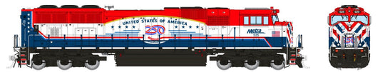 RAPIDO SD70MACH DCC/SOUND - METRA "AMERICA 250"