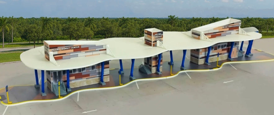 ICONIC REPLICAS METRO TRANSIT BUS CENTER