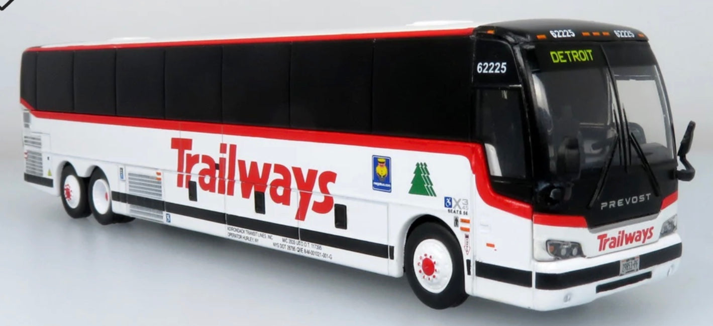ICONIC REPLICAS PREVOST X3-45 COACH - TRAILWAYS