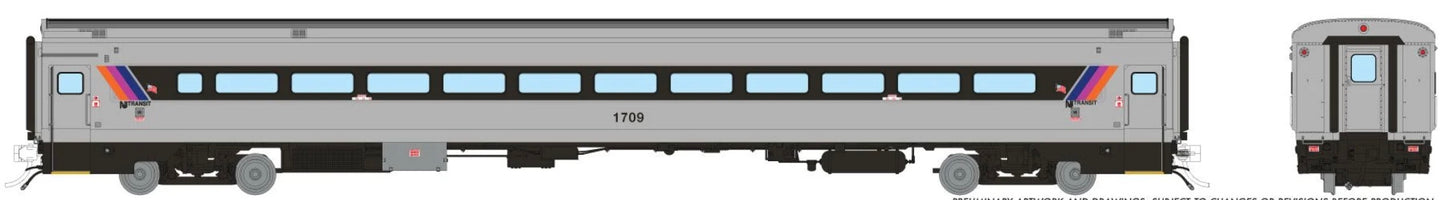 RAPIDO PS COMET I COMMUTER CAR -  NJ TRANSIT COACH (LATE 1990s SCHEME)