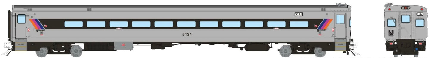 RAPIDO PS COMET I COMMUTER CAR -  NJ TRANSIT CAB CAR WITH DITCH LIGHTS