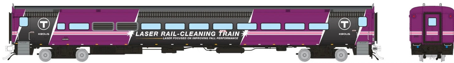 RAPIDO COMET II COMMUTER CAR -  MBTA COACH #253 "LASER TRAIN"