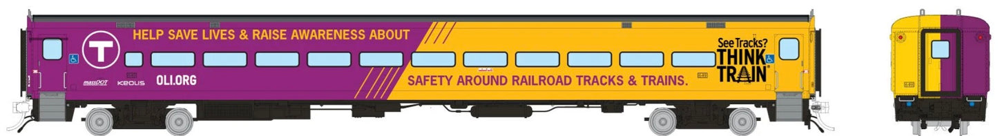 RAPIDO COMET II COMMUTER CAR -  MBTA COACH #649 "OPERATION LIFE SAVER"