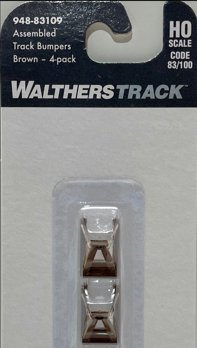 WALTHERS SIDING BUMPER - BROWN