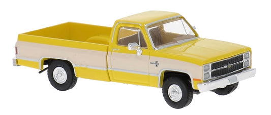 BREKINA CHEVY C10 PICK UP - YELLOW/WHITE