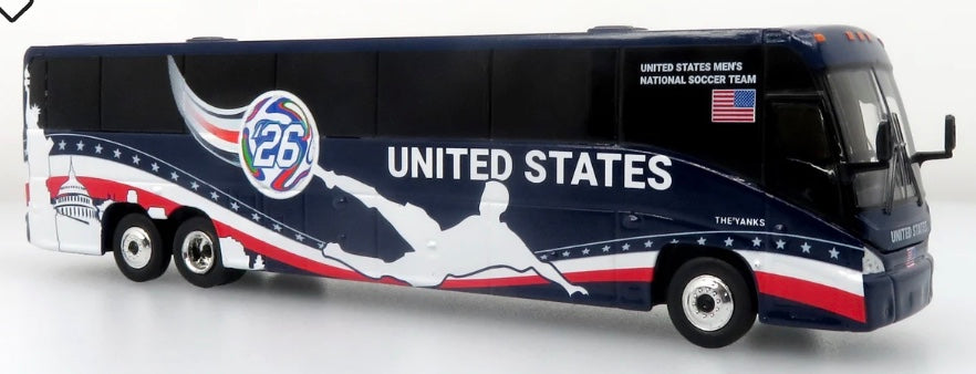 ICONIC REPLICAS MCI J4500 COACH - US NATIONAL SOCCER TEAM